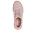 Pantofi sport, dama, SKECHERS SLIP-INS BOBS SQUAD 4 - KEY LOOK 117740-BLSH roz, piele ecologica